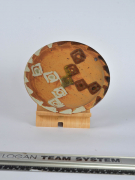 plate test decoration and matt glaze