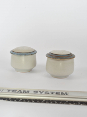 two small jars