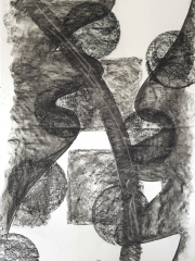'Untitled', charcoal on Fabriano Unica paper 76x57cm 2023