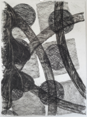 'Untitled', charcoal on Fabriano Unica paper 76x57cm 2023