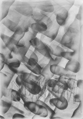 'Untitled', Charcoal ink chalk varnish on Fabriano Unica paper, 100x70cm, 2026