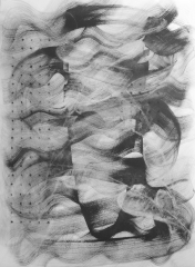 'Untitled', Charcoal ink chalk varnish on Fabriano Unica paper, 76x57cm , 2026