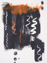 acrylic on paper, 28x38 cm