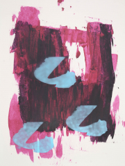 acrylic on paper, 28x38 cm