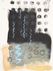 acrylic on paper, 28x38 cm